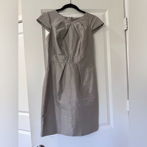 Banana Republic Sophisticated Gray Midi Dress Size 2